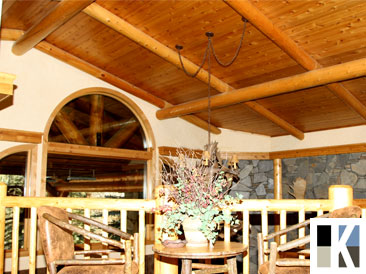 Painted and Stained Home Interior