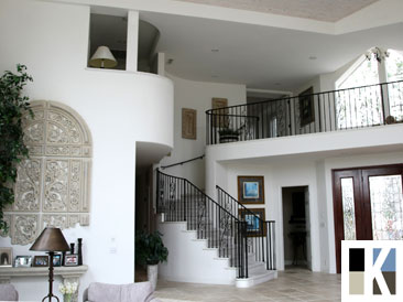 Painted and Stained Home Interior