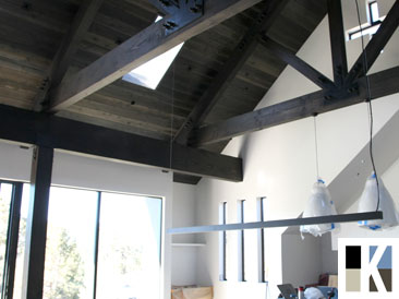 Painted and Stained Home Interior