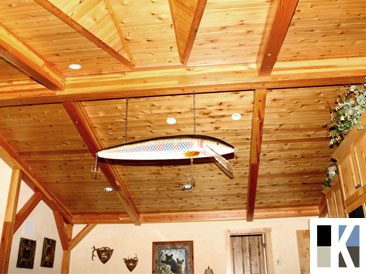 Painted and Stained Home Interior