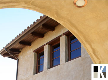 Stucco Painted House