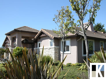 Stucco Painted House